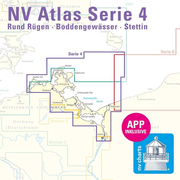 Mapy nawigacyjne NV Verlag Atlas Seria 4 (2023)