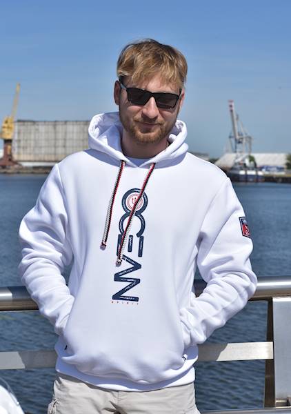 Bluza z kapturem Ocean Biała męska