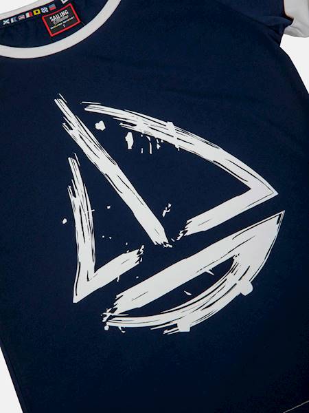 T-shirt Jacht Granatowy damski