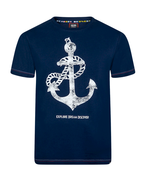 T-shirt "Kotwica" granatowy