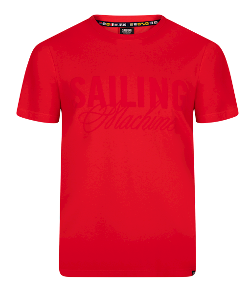 T-shirt Logo Czerwony męski