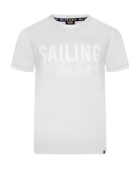 T-shirt logo biały męski
