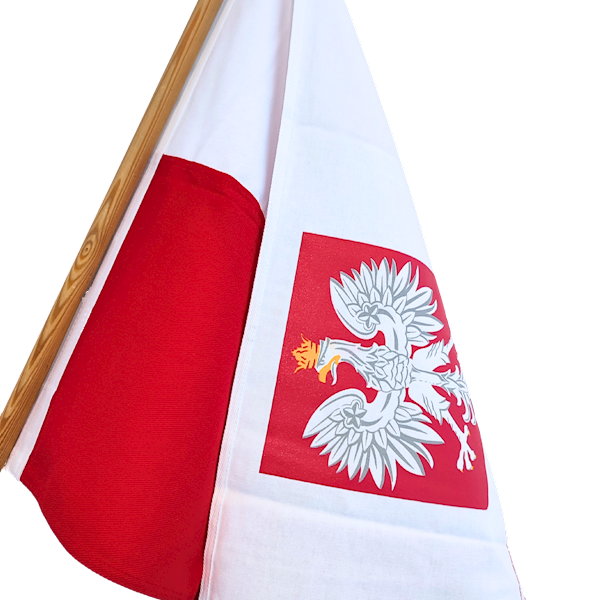 BANDERA POLSKA 35  BAWEŁNA