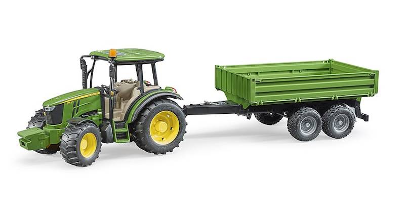 Ciągnik Rolniczy John Deere z Przyczepą 02108