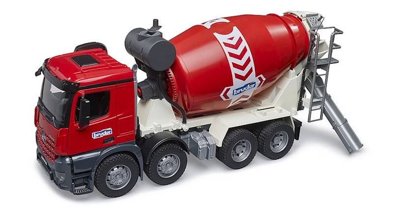 Mercedes-Benz Arocs Betoniarka Czerwona Bruder 03655