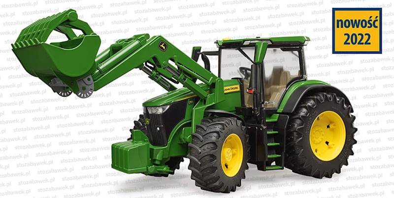 Ciągnik Rolniczy John Deere 7R 350 z Ładowaczem Bruder