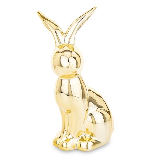 Figurka Królik Złoty 18 cm