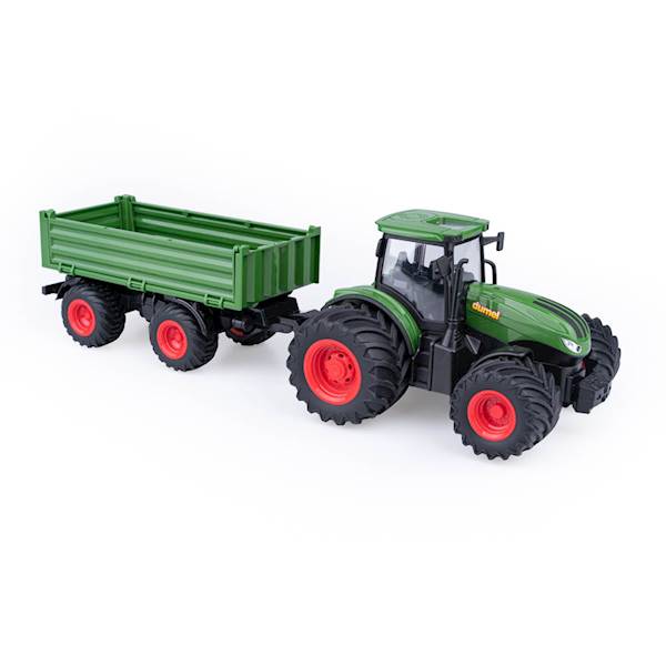 Traktor z Przyczepą Zielony 3+ Dumel