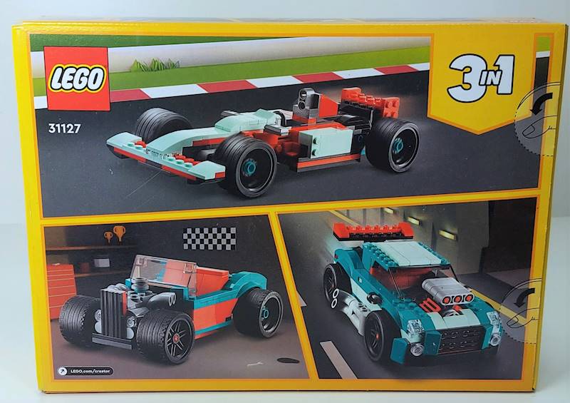 Lego Creator Uliczna Wyścigówka 3w1 31127