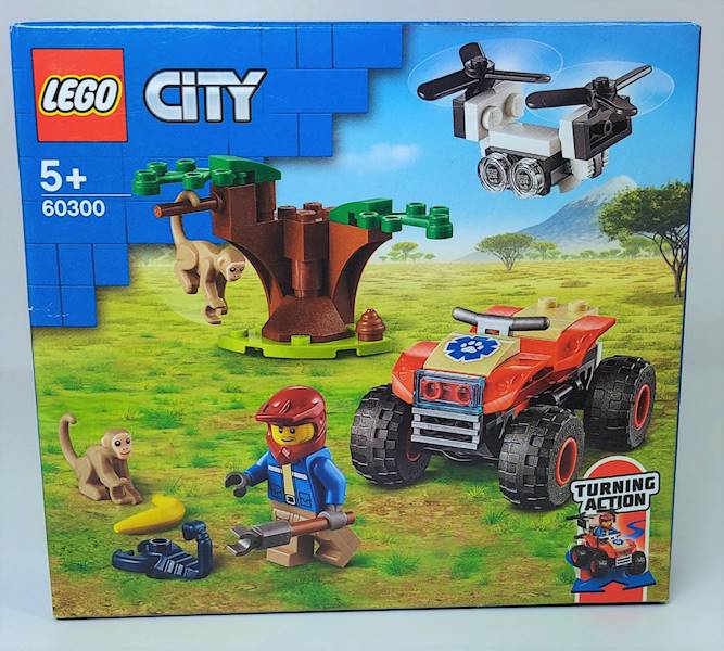 Lego City Quad Ratowników Dzikich Zwierząt 60300