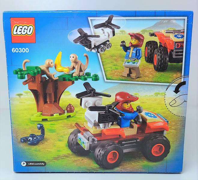 Lego City Quad Ratowników Dzikich Zwierząt 60300