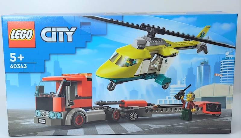 Lego City Laweta Helikoptera Ratunkowego 60343