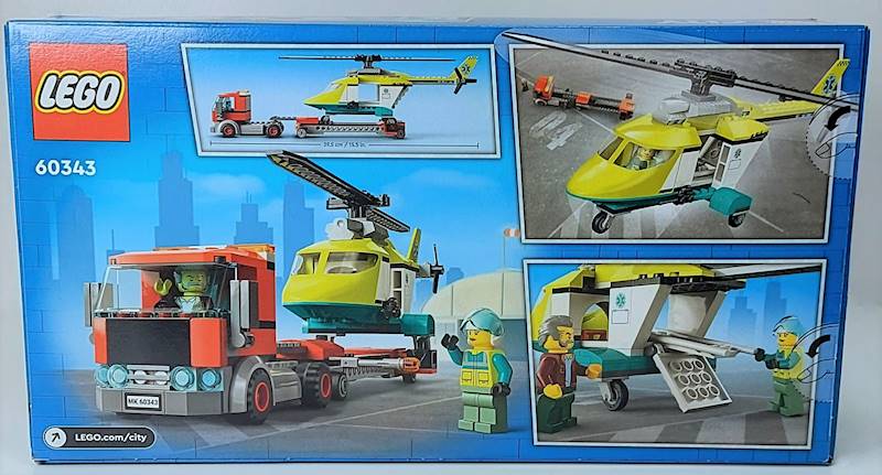 Lego City Laweta Helikoptera Ratunkowego 60343