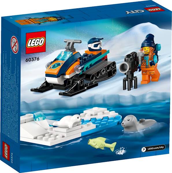 Lego City Skuter Śnieżny Badacza Arktyki 60376