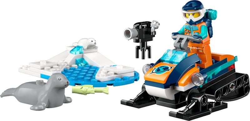 Lego City Skuter Śnieżny Badacza Arktyki 60376