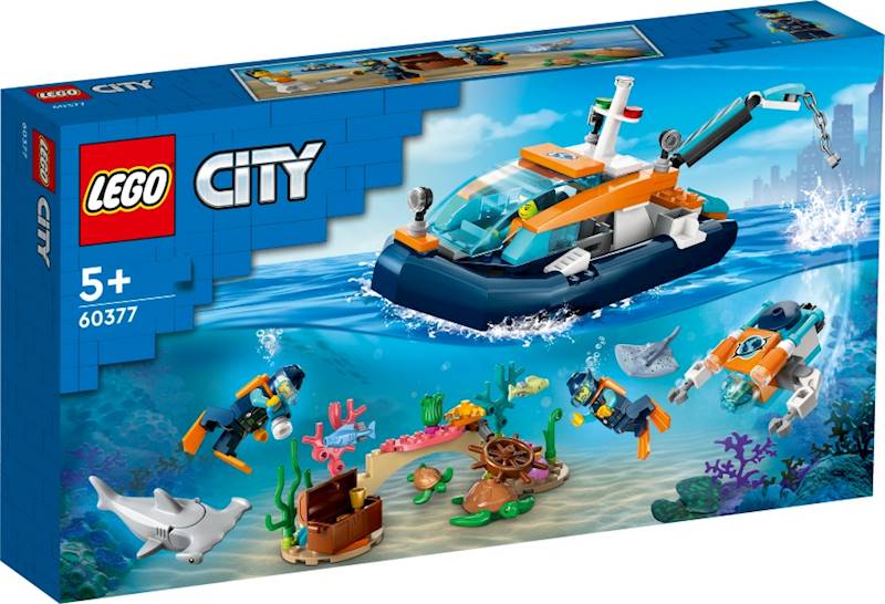 Lego City Łódź do Nurkowania Badawcza 60377