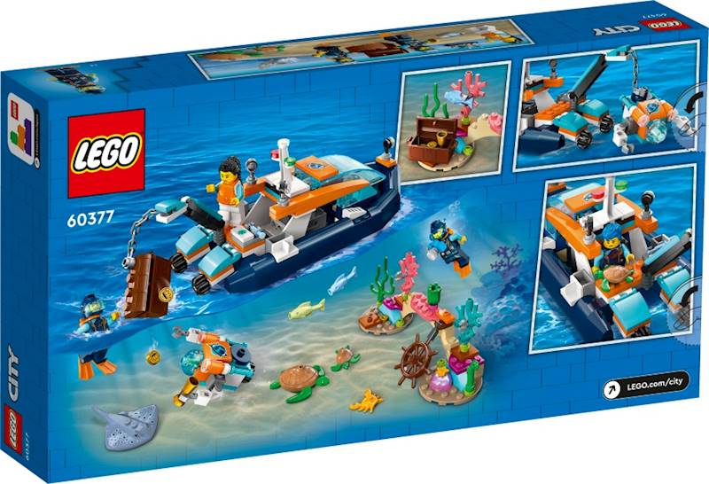 Lego City Łódź do Nurkowania Badawcza 60377