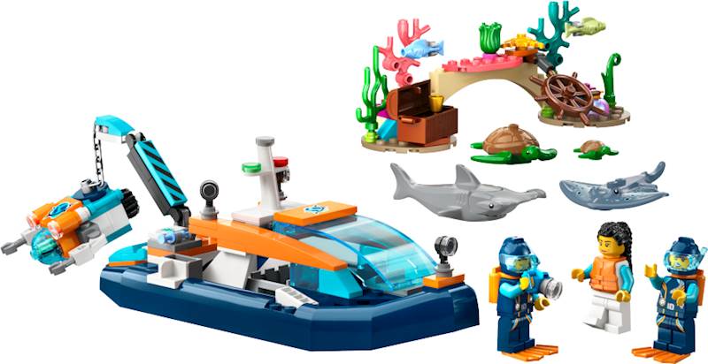 Lego City Łódź do Nurkowania Badawcza 60377