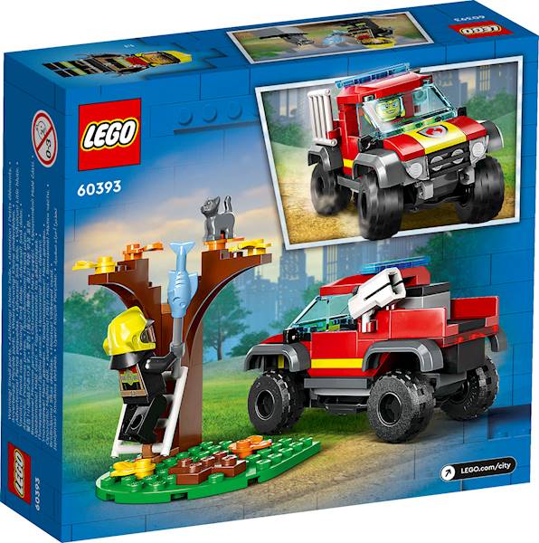 Lego City Wóz Strażacki 4x4 Misja Ratunkowa 60393