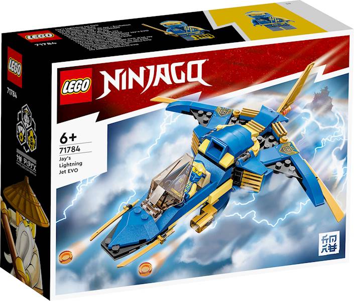 Lego Ninjago Odrzutowiec Ponaddźwiękowy Jay'a Evo 71784