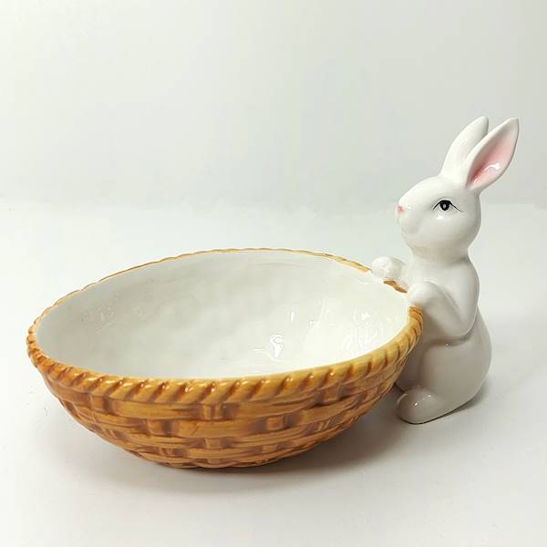 Ceramiczna Patera z Zajączkiem