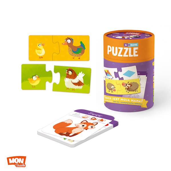 Puzzle Dwustronne Dodo Gdzie jest moja mama?