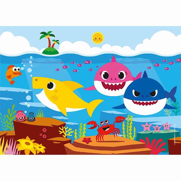 Puzzle 2x20 Baby Shark Clementoni 24777