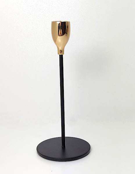 Świeczni Czarno-Zloty 19 cm