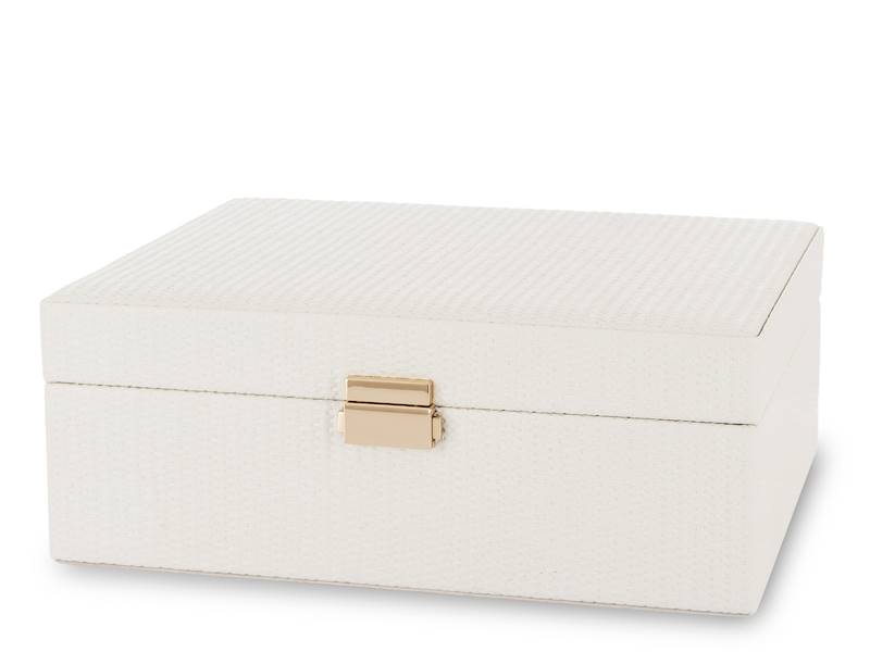 Szkatułka Na Biżuterię Biała 11 cm