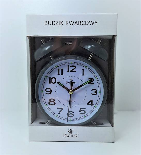 Budzik Kwarcowy Metalowy Pacific