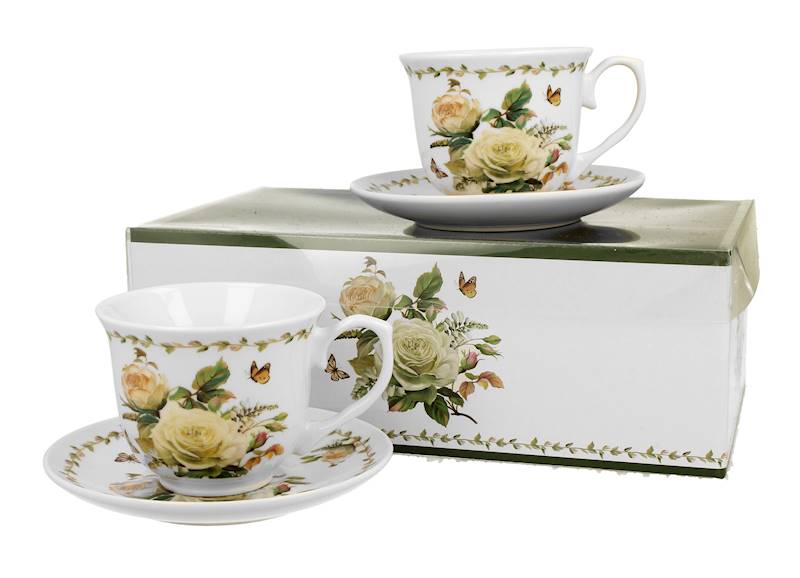 Komplet 2 Filiżanek za Spodkiem 250 ml Edith