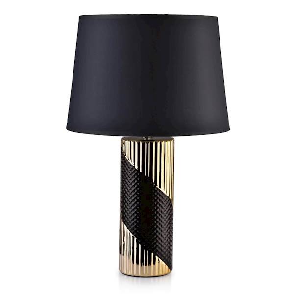Lampa Dekoracyjna Czarno - Złota