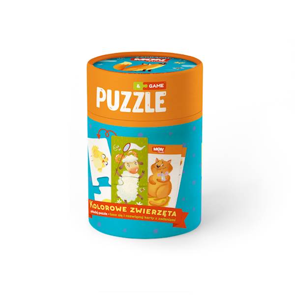 DZ PUZZLE DODO  10x2EL KOLOROWE ZWIERZĘTA  