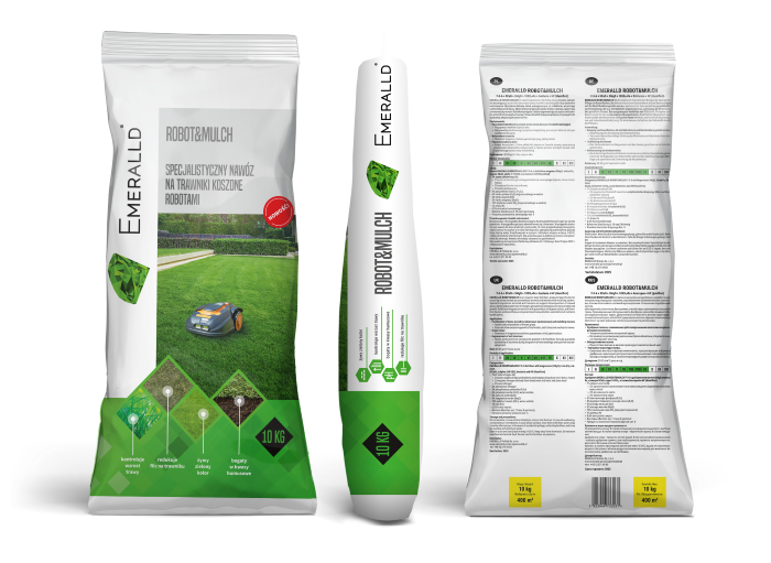 Nawóz Emeralld Robot&Mulching 10KG NPK 7-3-6 (5+3+10)