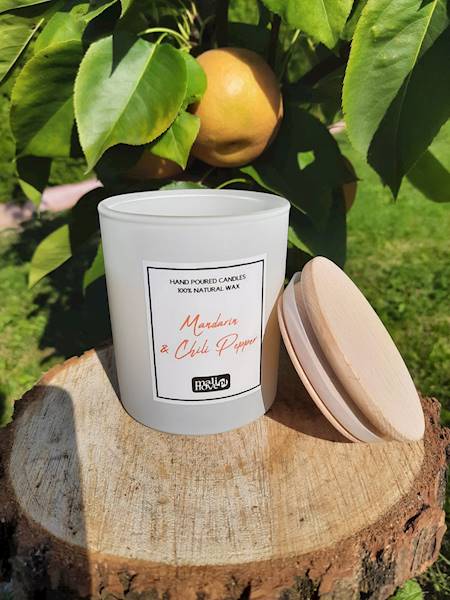 Świeca sojowa MANDARIN & CHILI PEPPER 250ml