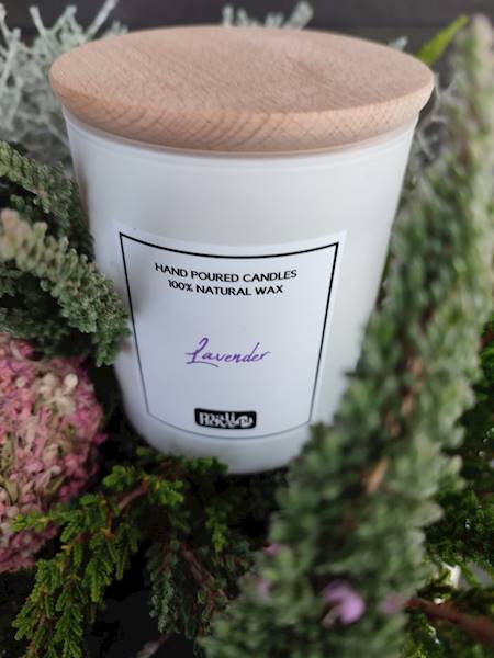 Świeca sojowa LAWENDER 250ml