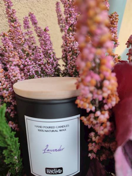 Świeca sojowa LAWENDER 250ml
