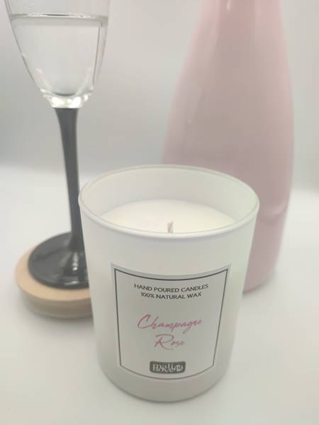 Świeca sojowa CHAMPAGNE ROSE 250ml