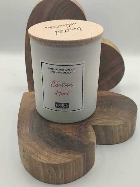 Świeca sojowa CHRISTMAS HEART 250ml