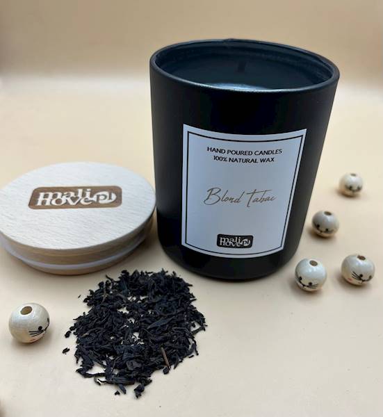 Świeca BB sojowa zapach 250ml Blond Tabac