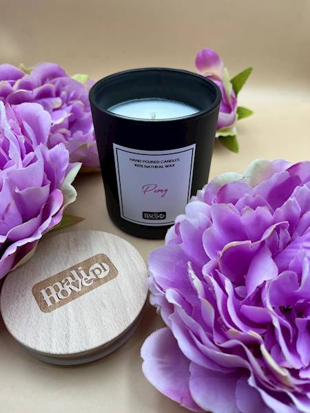 Świeca BB sojowa zapach 250ml Peony