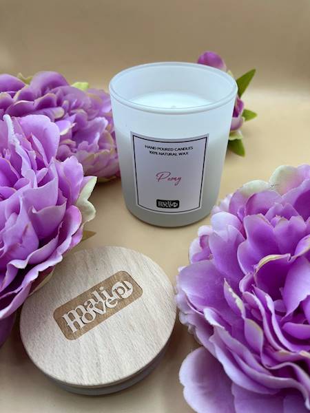 Świeca BW sojowa zapach 250ml Peony