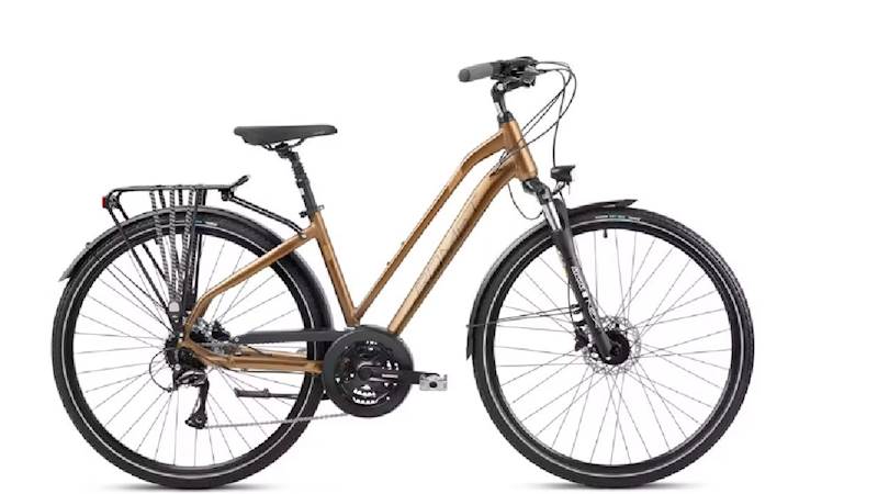 Rower Romet GAZELA 6 brąz-czarna 17