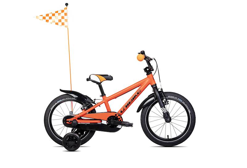 Rower Unibike Viking 16" pomar-czarny 