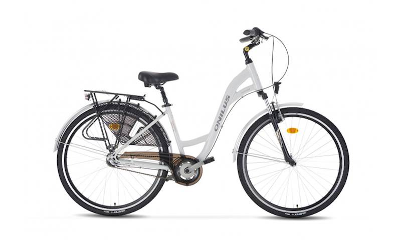 Rower Onilus Naomi 28" szary połysk 17"