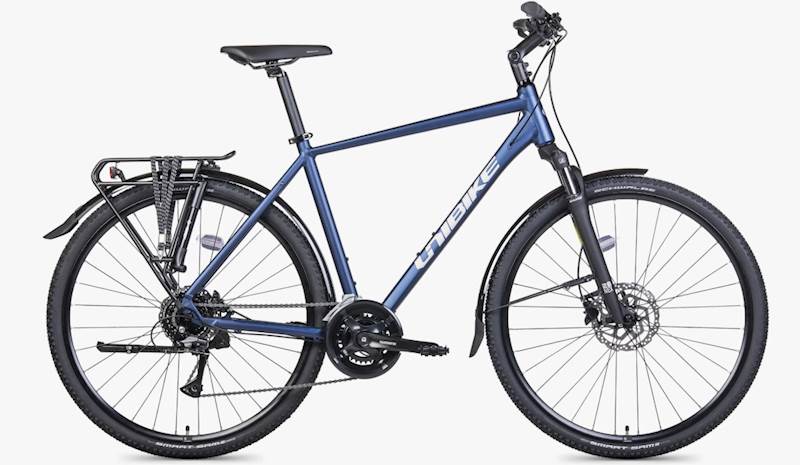 Rower Unibike Flash EQ 28" M granatowy 21"