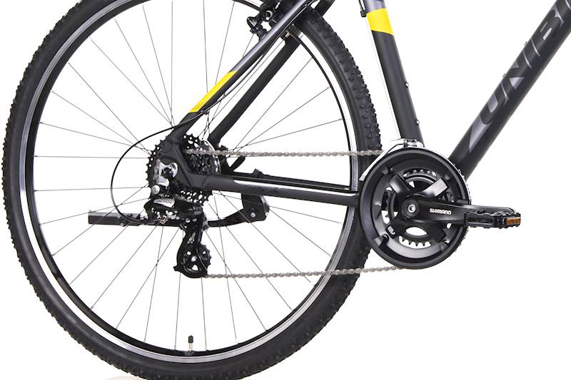 Rower Unibike Crossowy 28" Prime GTS czarny żółty 19"