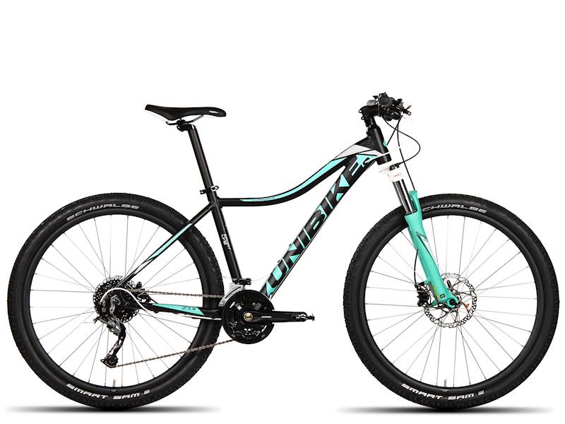 Rower Unibike MTB 27,5" Fusion Lady czarny turkusowy 15"