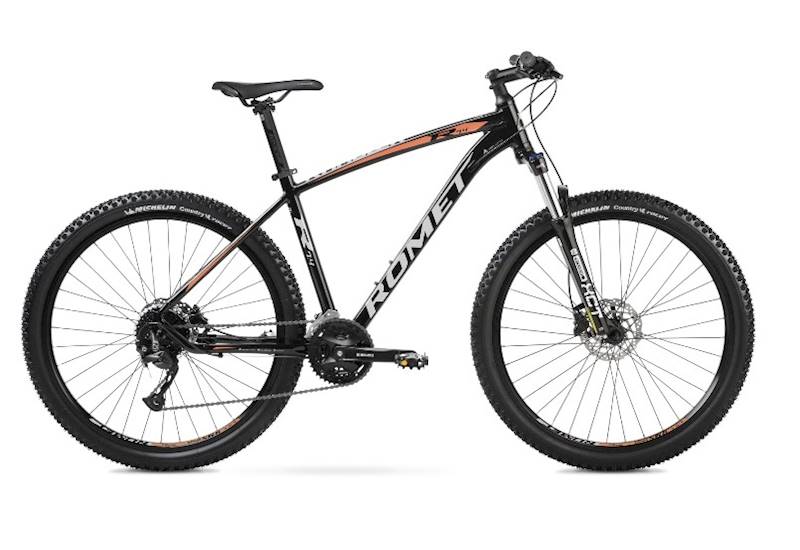 Rower Romet MTB 27,5" Rambler R7.4 czarny miedziany 18"