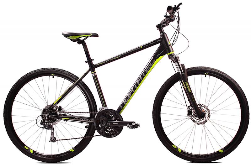 Rower Northtec Crossowy 28" Caledon DB DA czarny zielony 23"